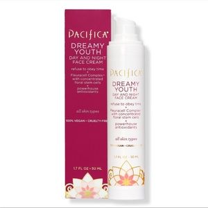Bundle of 4 - Pacifica Dreamy Youth Day & Night Face Cream Moisturizer.